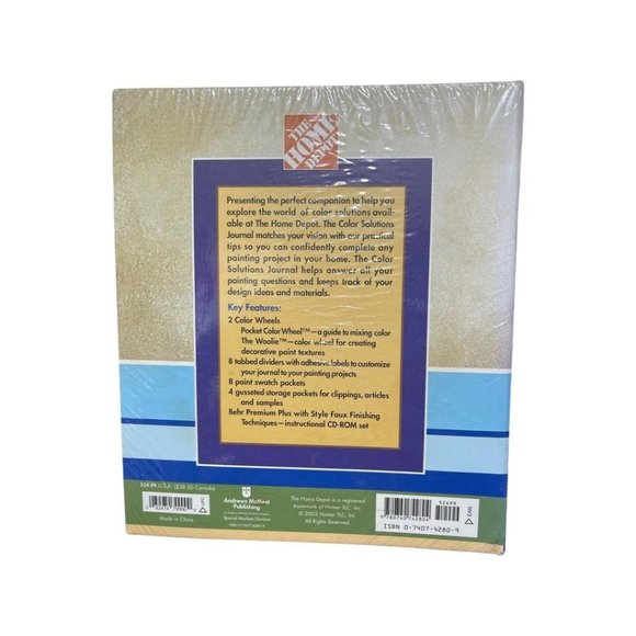 The Home Depot: Home Improvement Color Solutions Journal Hardcover - Picture 5 of 9